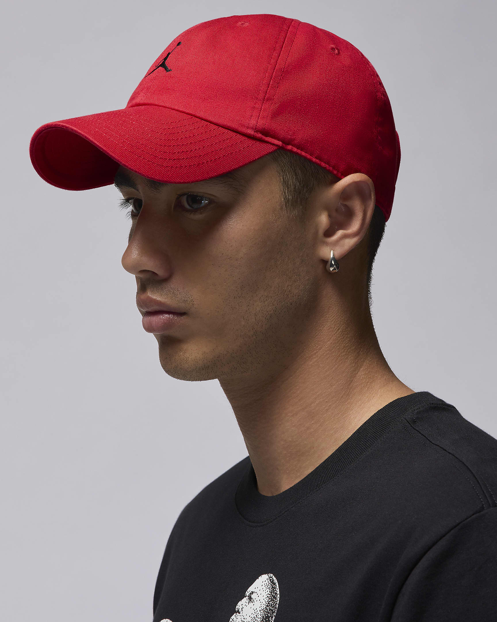 Jordan Club Unstructured Curved-Bill Hat UNISEX - rosso
