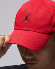 Jordan Club Unstructured Curved-Bill Hat UNISEX - rosso
