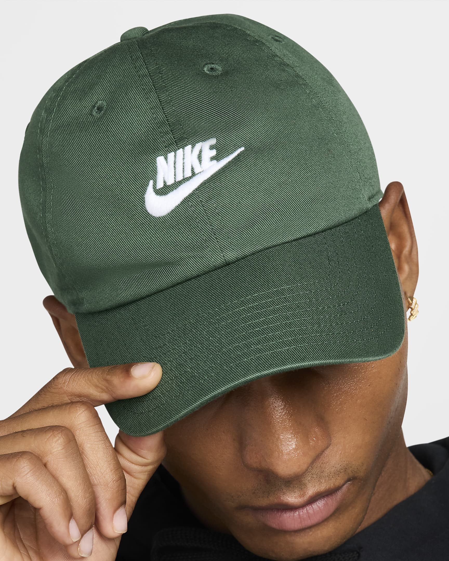 Nike Club Cappello Unstructured Futura Wash VERDE