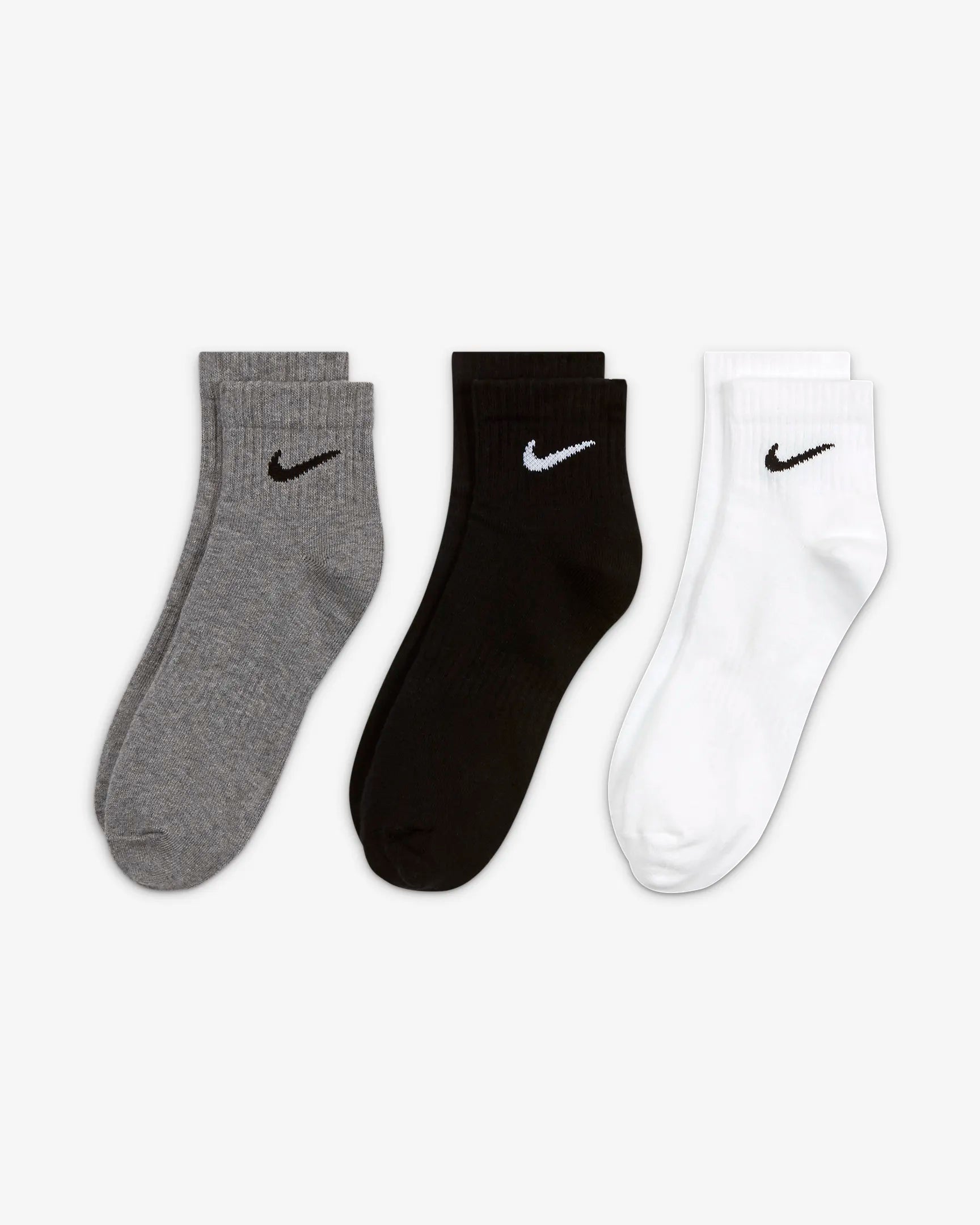 Nike Everyday Lightweight Calze da training alla caviglia (3 paia)
