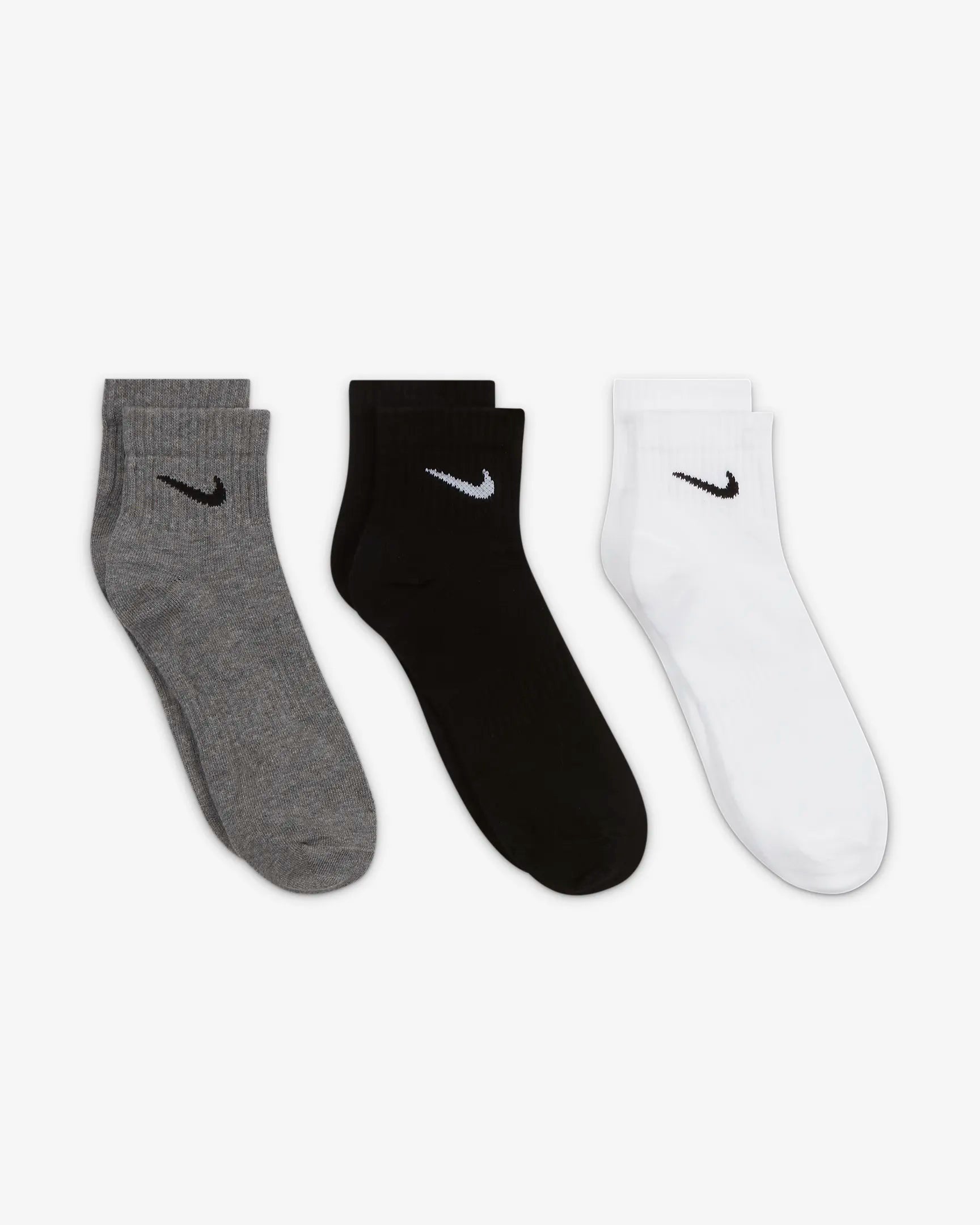 Nike Everyday Lightweight Calze da training alla caviglia (3 paia)