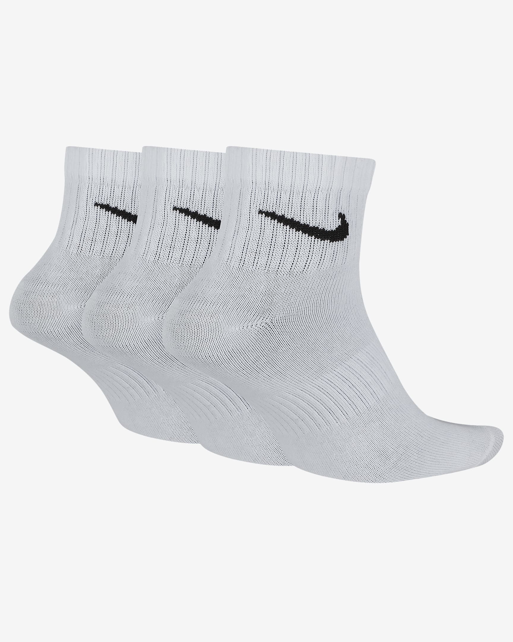 Nike Everyday Lightweight Calze da training alla caviglia (3 paia)