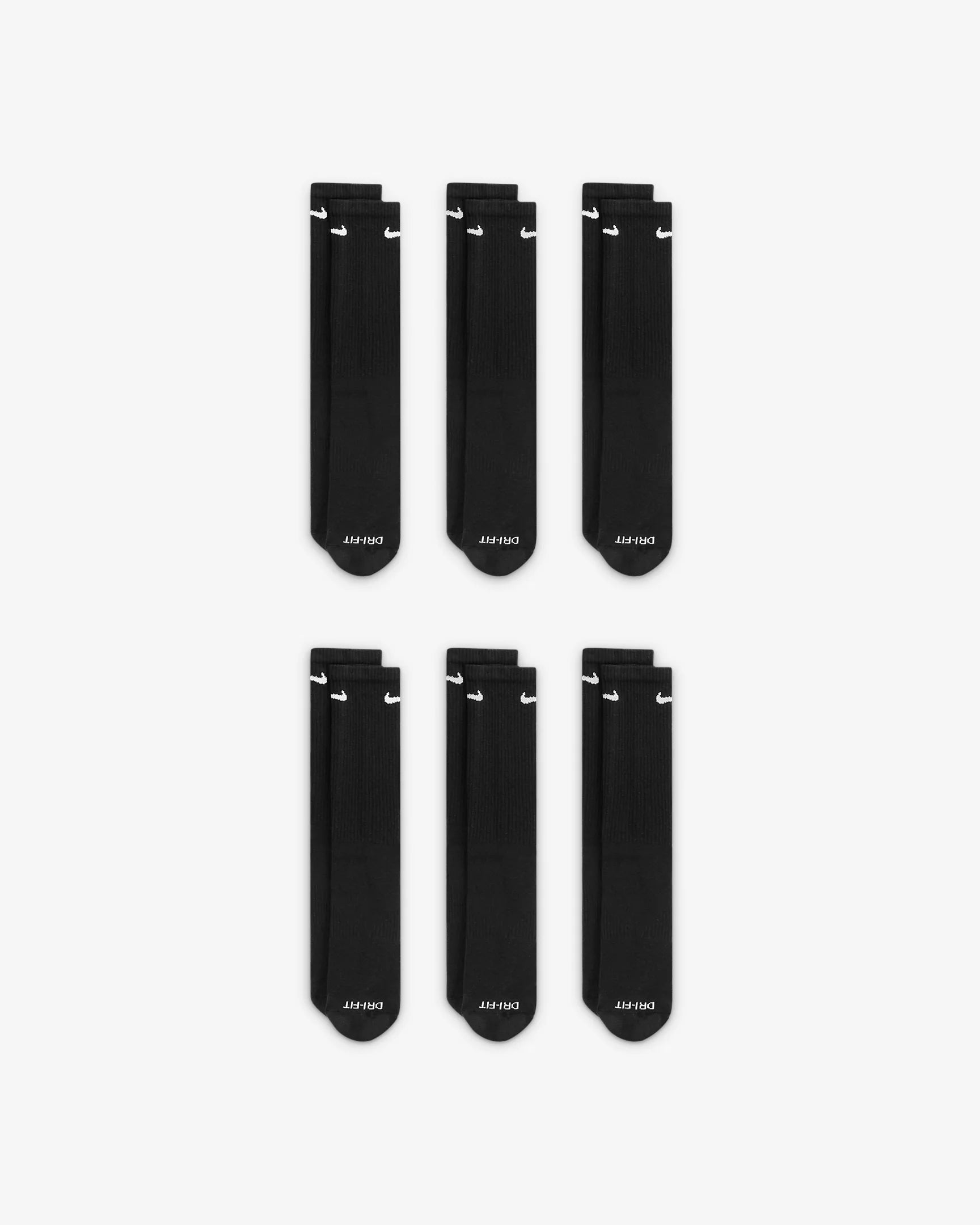 Nike Everyday Plus Cushioned Calze da training di media lunghezza (6 paia)