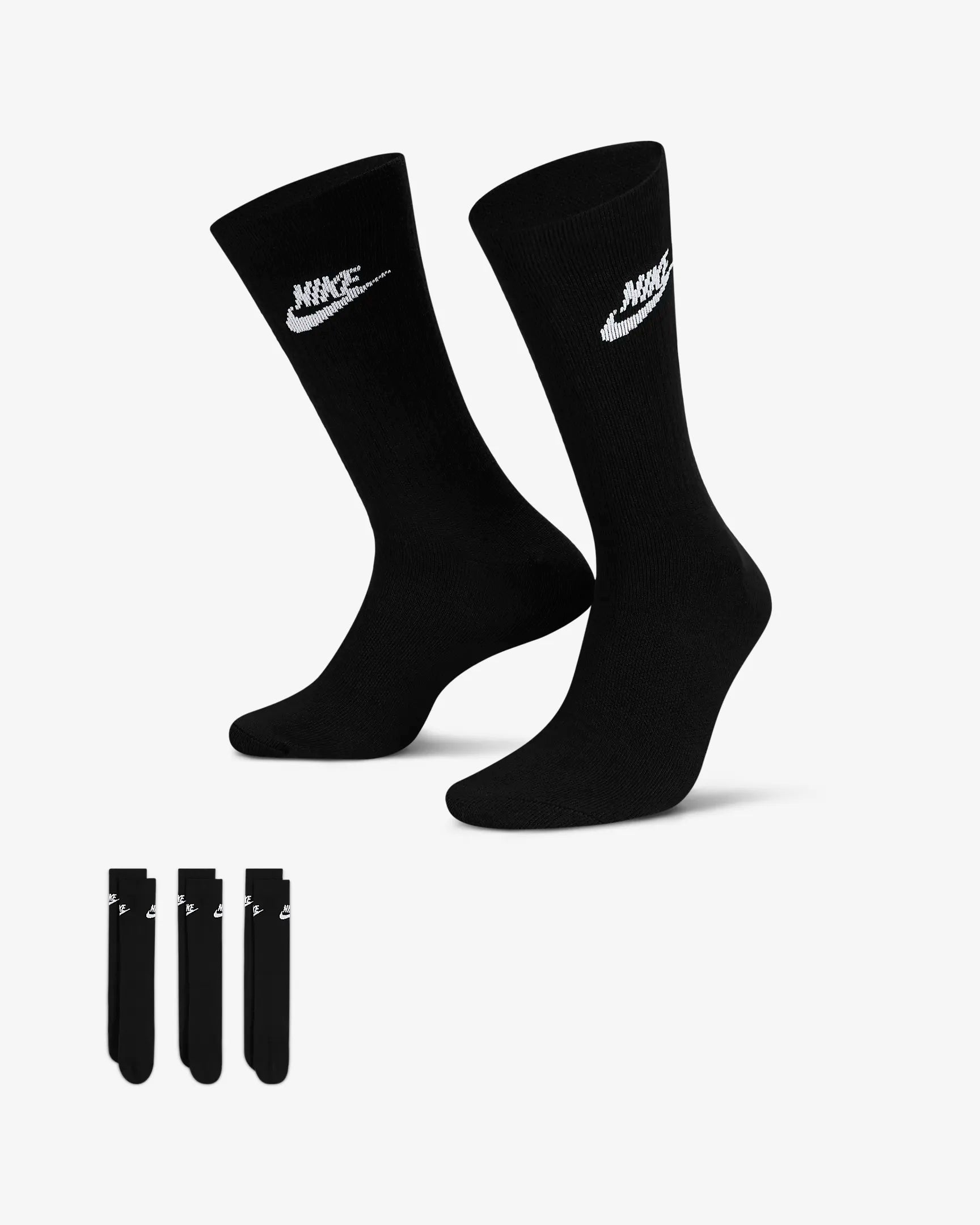 Nike Sportswear Everyday Essential Calze di media lunghezza (3 paia)