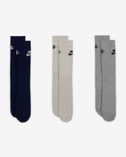 Nike Sportswear Everyday Essential Calze di media lunghezza (3 paia)