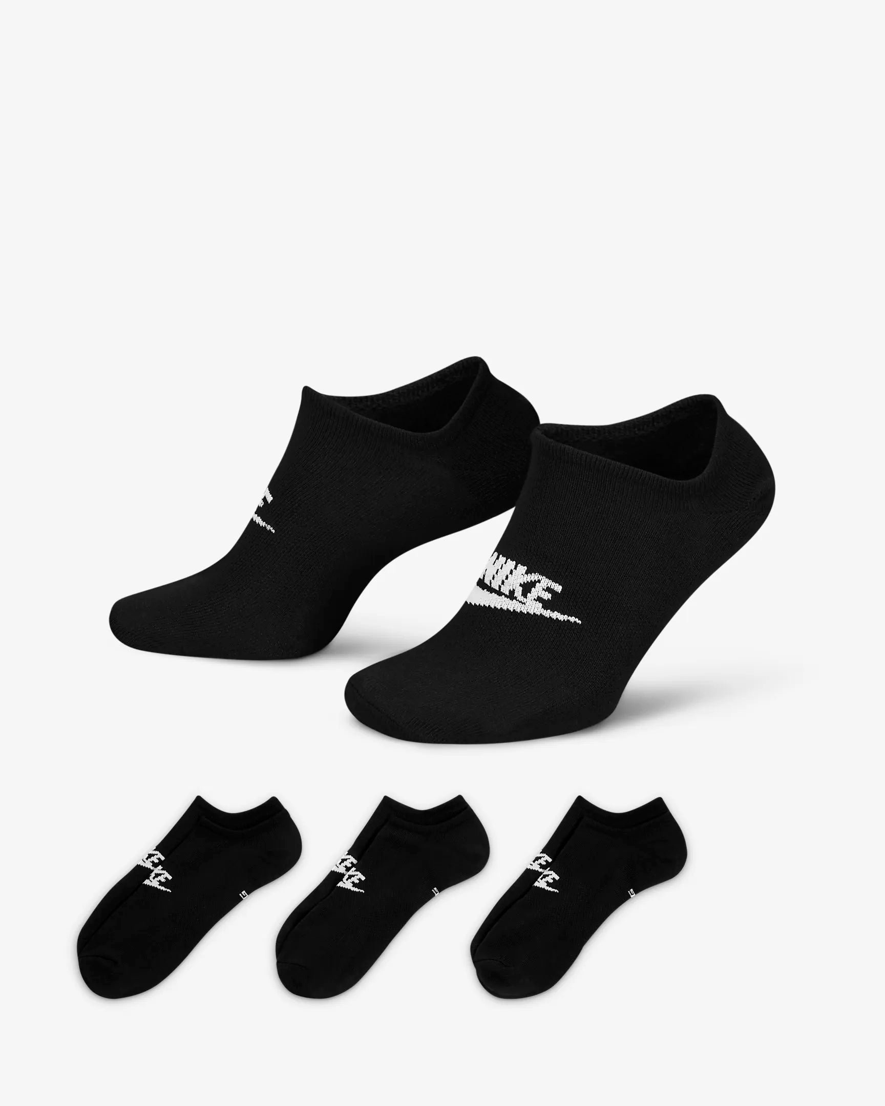 Nike Sportswear Everyday Essential Fantasmini (3 paia) nero