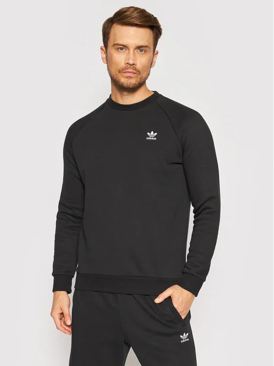 ADIDAS Felpa adicolor Essentials Trefoil Nero Regular Fit