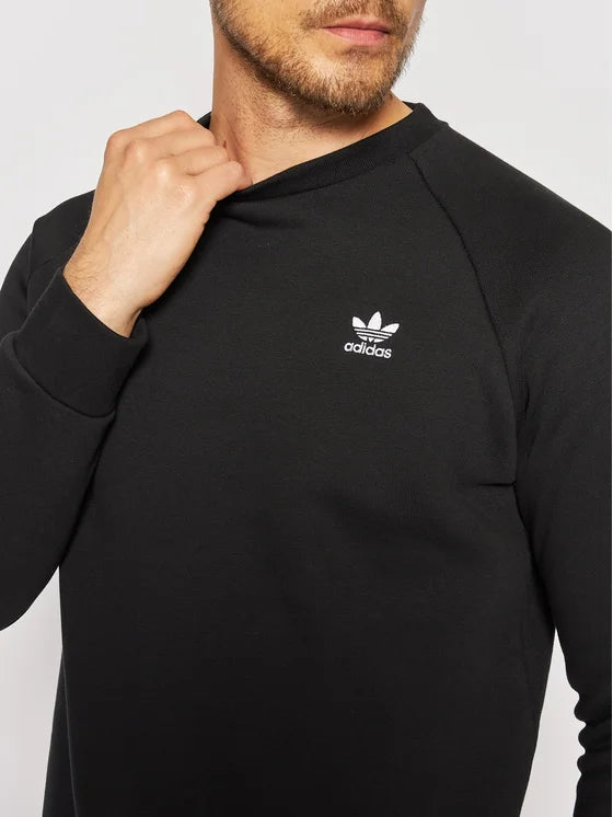 ADIDAS Felpa adicolor Essentials Trefoil Nero Regular Fit