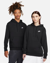 Nike Sportswear Club-  Felpa pullover con cappuccio – Nero garzata