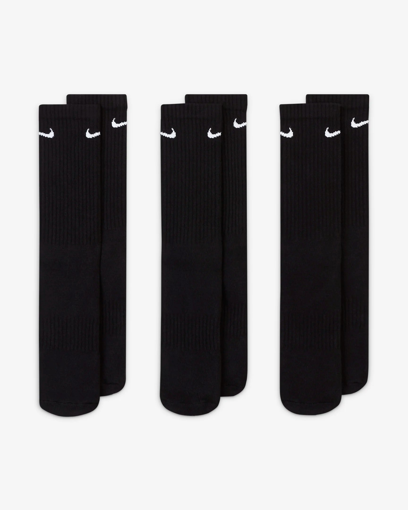 Nike everyday cushioned calze da training di media lunghezza (3 paia)