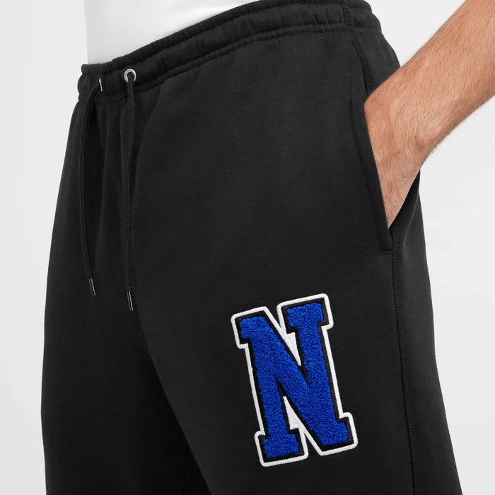 Nike Sportswear Club Men's Fleece Cuffed Trousers - NERO