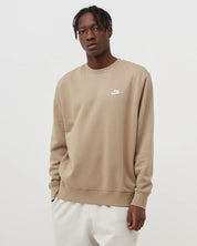 Nike Sportswear Club Fleece Maglia a girocollo – BEIGE