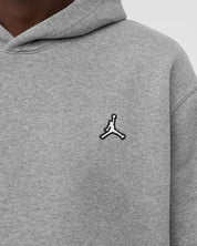 JORDANJORDAN FLEECE PULLOVER HOODIE - GRIGIO