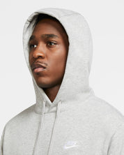 Nike Sportswear Club-  Felpa pullover con cappuccio – Grigio garzata