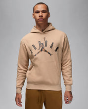 Jordan Flight MVP Felpa pullover in fleece con cappuccio – Uomo BEIGE