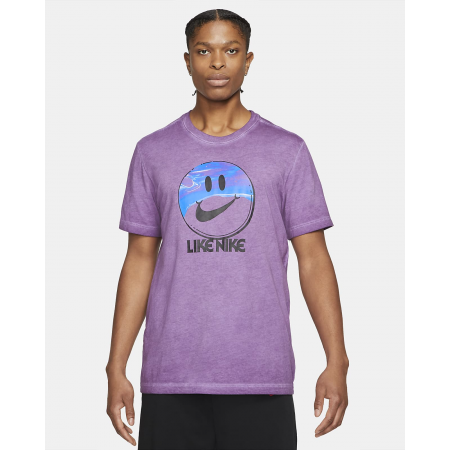 NIKE NSW SPBRK TEE 'LIKE NIKE DYE' - VIOLET