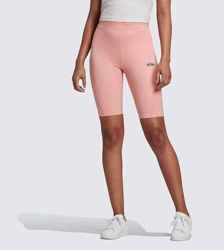 ADIDAS ORIGINALS Ryv Legging Shorts In Pink