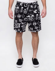 EASY FLASH SHORT OBEY - BLACK