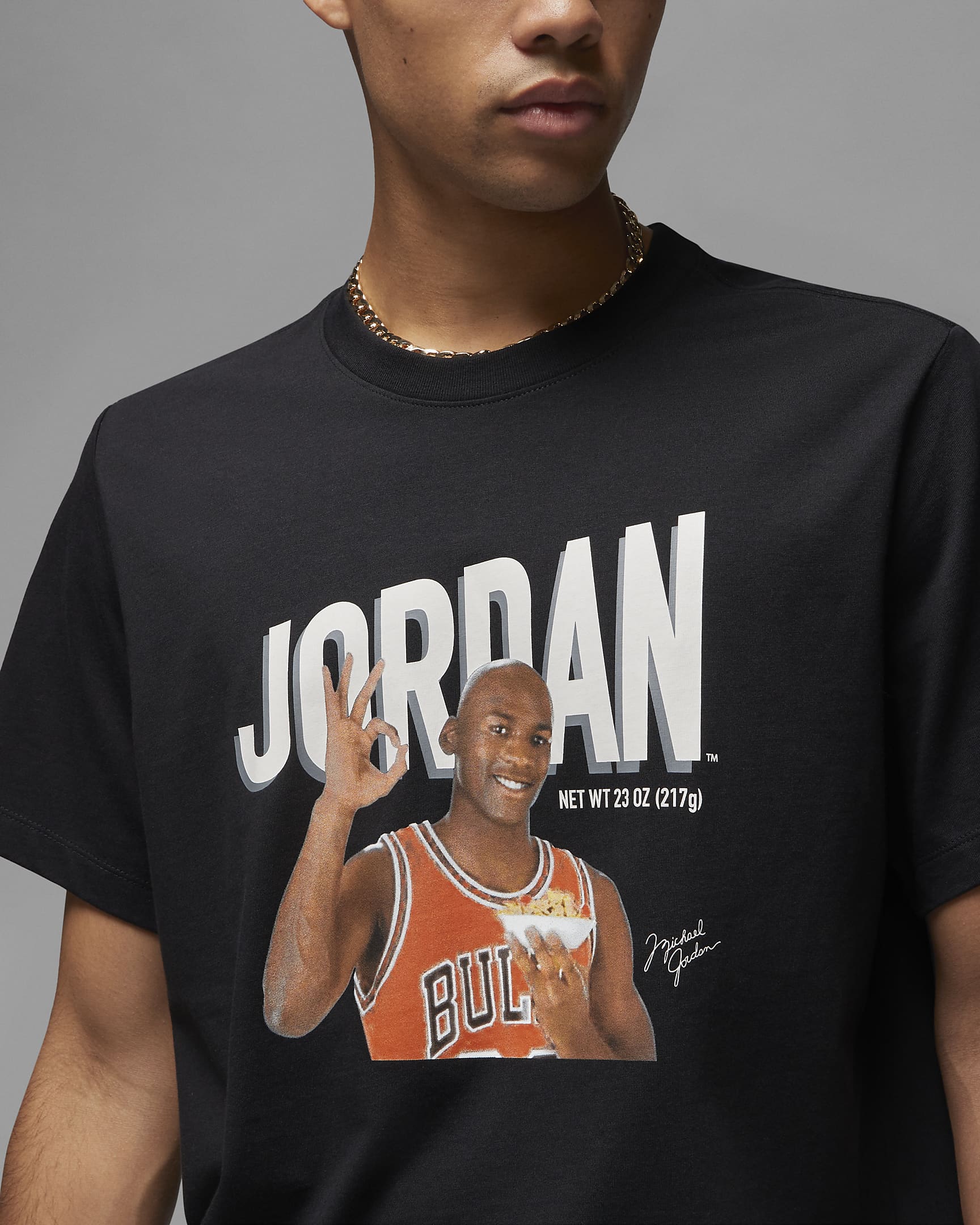 T-shirt graphique Jordan Flight MVP pour Hommes - Noir