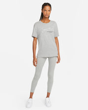 Nike Sportswear Essential Leggings a 7/8 a vita media - GRIGIO