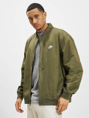 Nike Uomo Giubbotto Bomber Club Wvn Ul Jkt - OLIVE