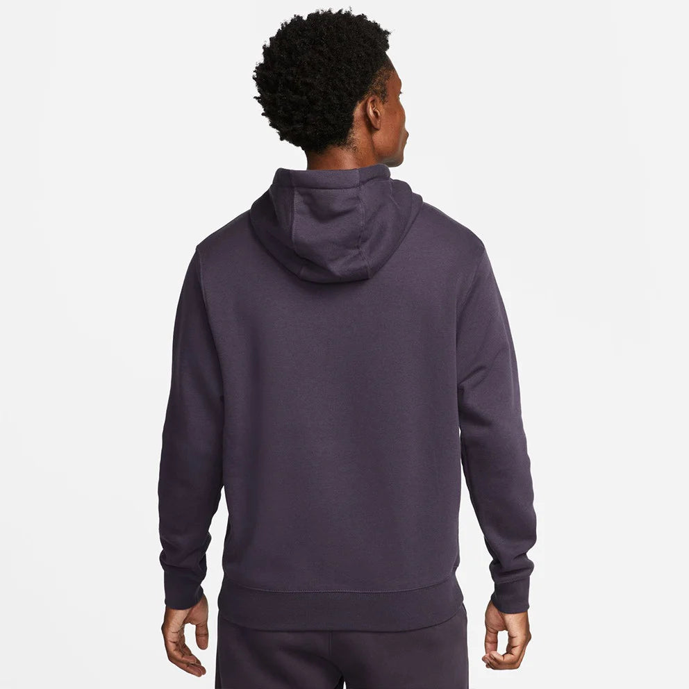 Nike Men's Sportswear Club Fleece Pullover Hoodie (Cave Purple)