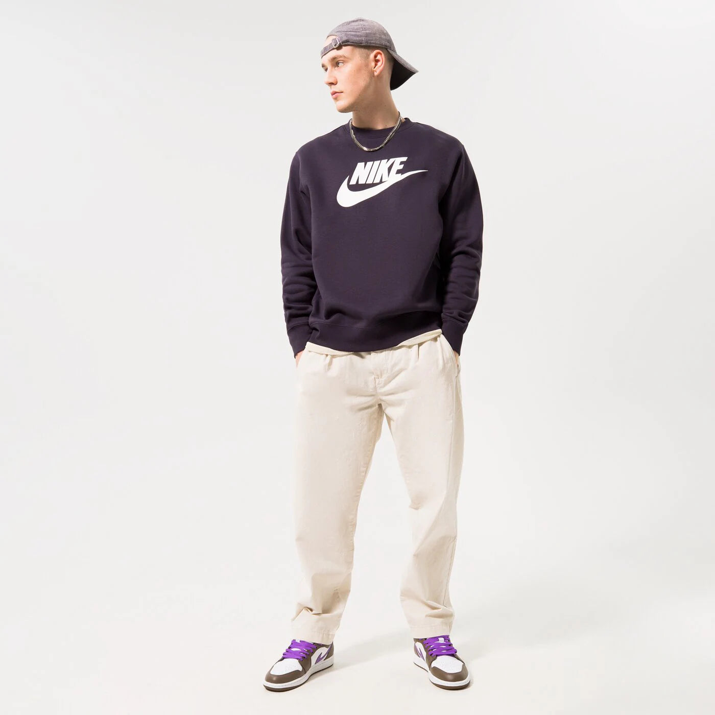 NIKE SWEATSHIRT SPORTSWEAR CLUB CREW PRUGNA