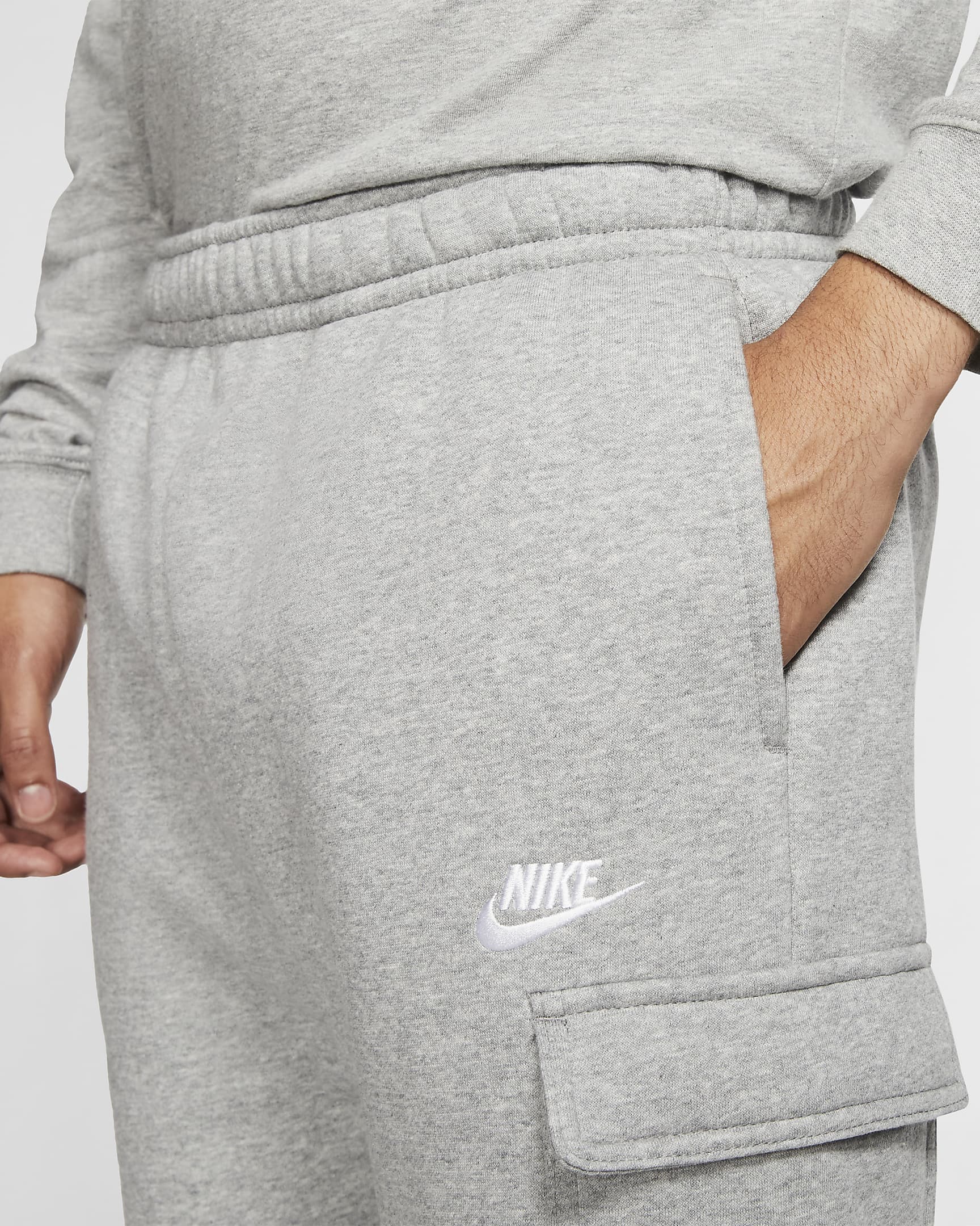 Nike Sportswear Club Fleece Pantaloni cargo felpato -  Grigio