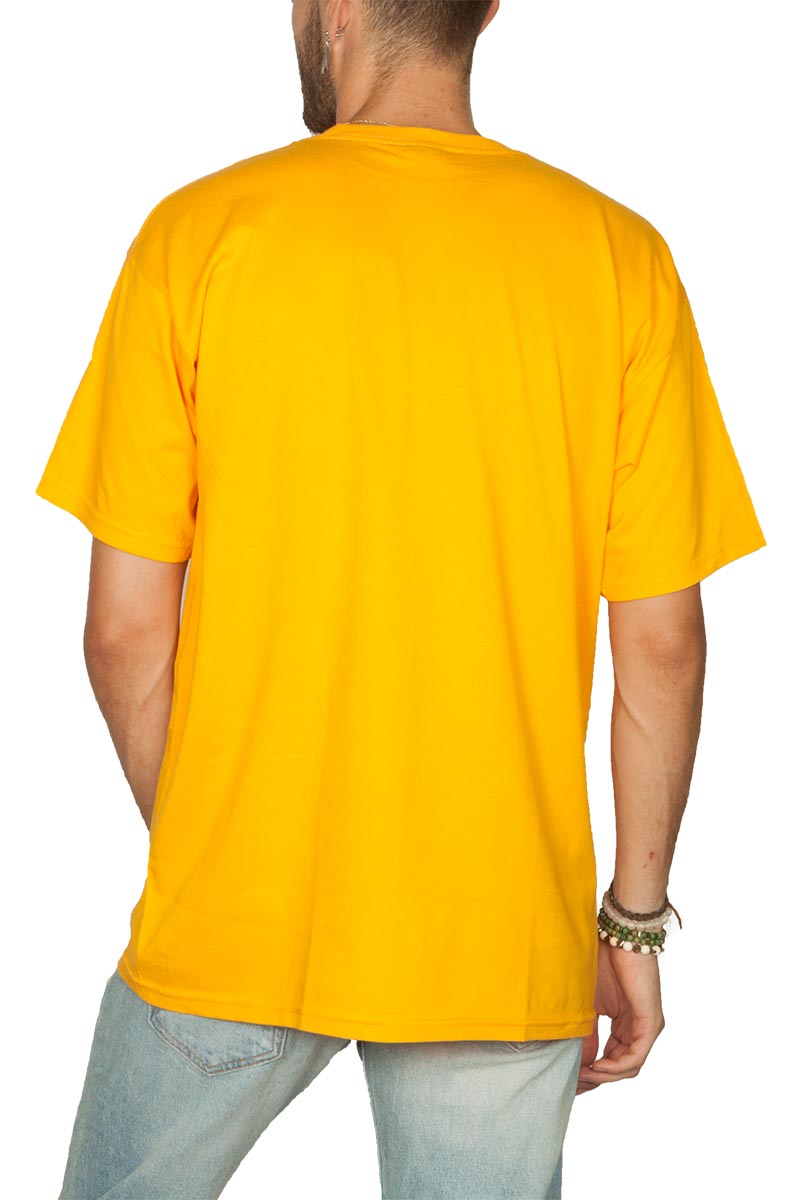 Obey Worldpool basic t-shirt- GOLD