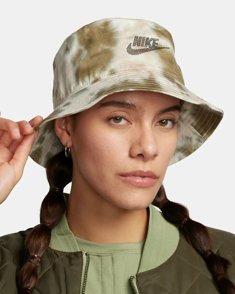 Nike Apex Bucket Hat Cargo Khaki Sail Olive Swoosh