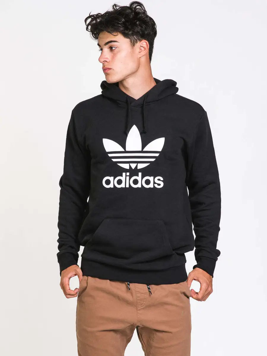 adidas felpa adicolor trefoil uomo