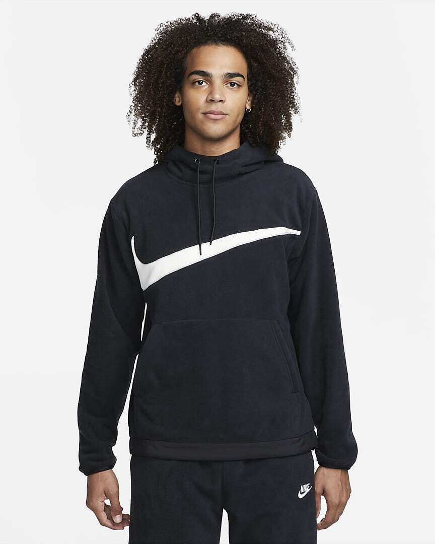 Nike - Club Fleece Winterized Crew Hoodie NERO