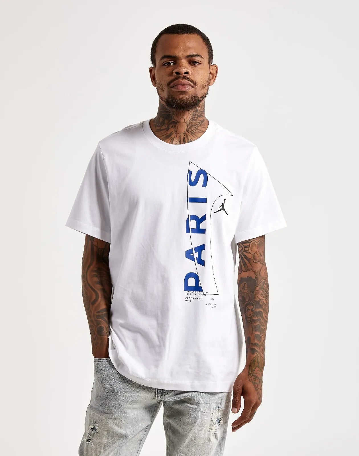 Air Jordan PSG Paris Saint German T-Shirt BIANCO