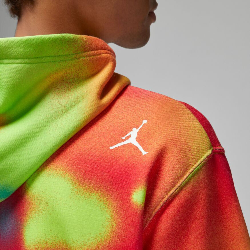 Felpa con cappuccio uomo Nike Jordan Flight MVP Tie-Dye