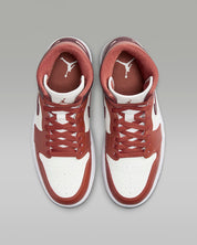 Jordan 1 Mid Dusty Peach Night Maroon