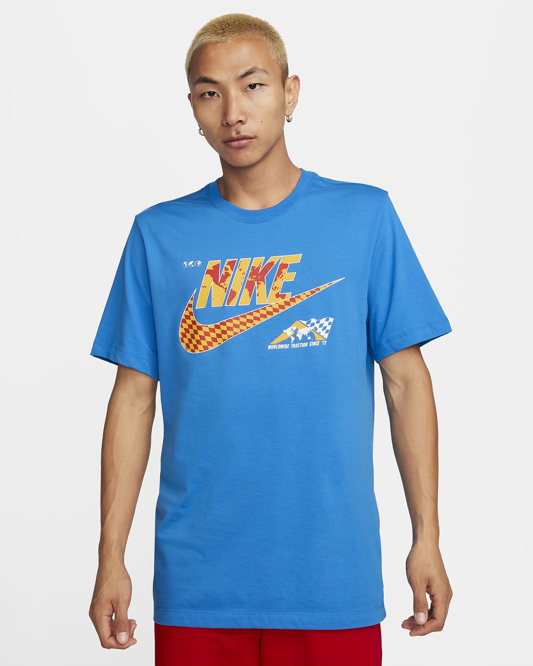 Nike Sportswear T-shirt – Uomo azzurra