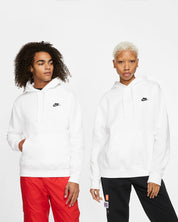 Nike Sportswear Club Fleece -  Felpa pullover con cappuccio - Bianco