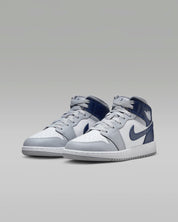 Air Jordan 1 Mid Wolf Grey/Midnight Navy