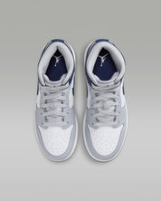 Air Jordan 1 Mid Wolf Grey/Midnight Navy