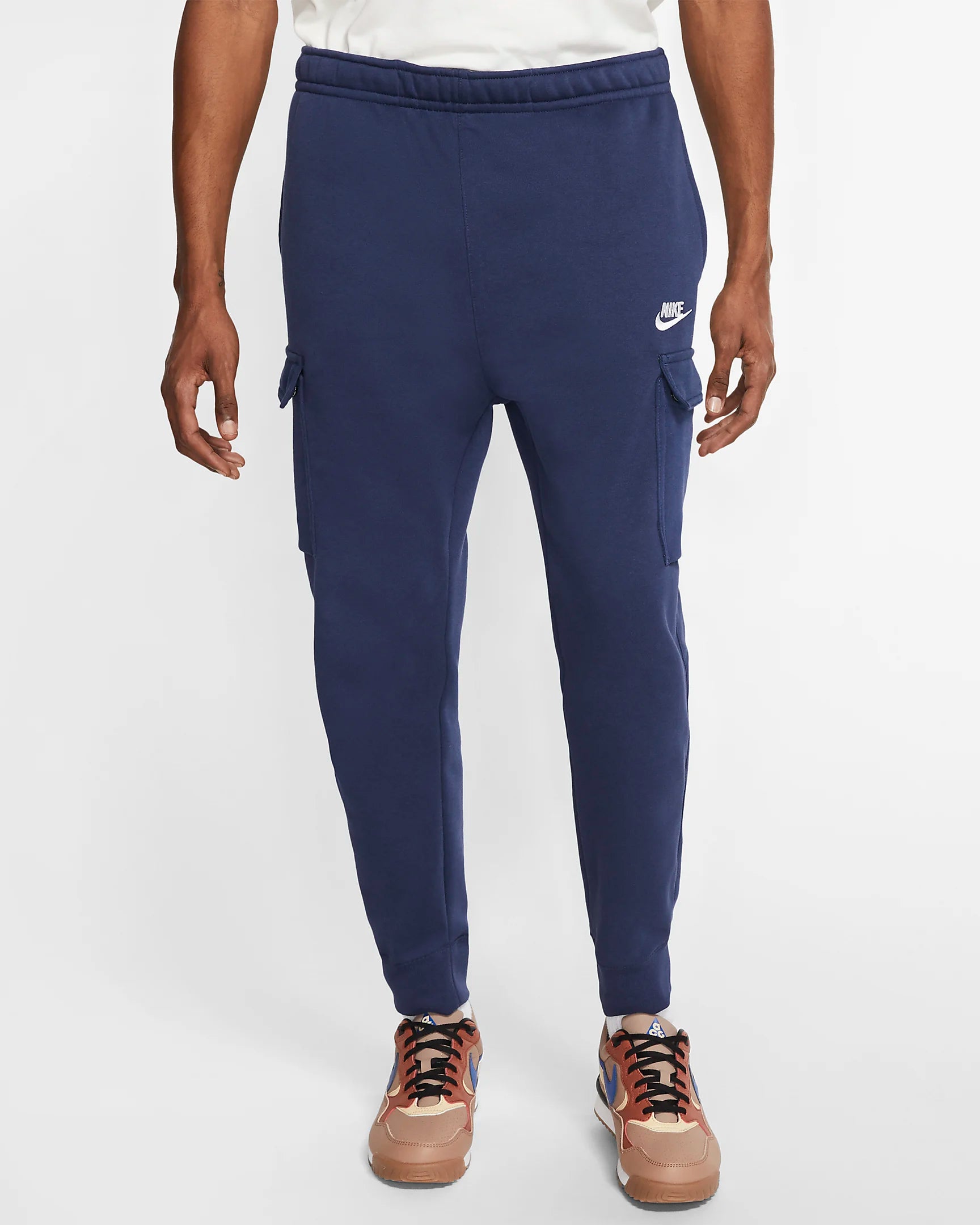 Nike Sportswear Club Fleece Pantaloni cargo felpato - BLU